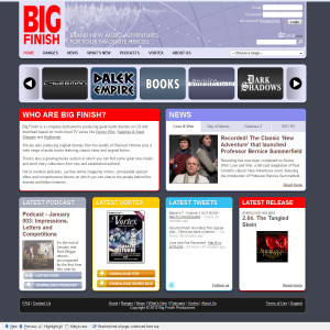 Big Finish Website Guide #1