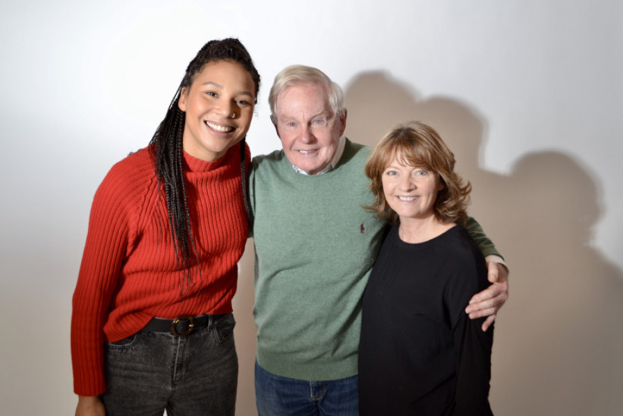 Mali Ann Rees (Varnomium Computer), Derek Jacobi (The Master) and Sarah Sutton (Nyssa) (c) Big Finish