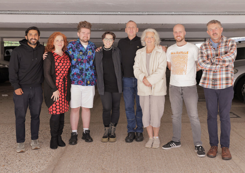 Harki Bhambra, Helen Goldwyn, Adam Martyn, Maddison Bulleyment, Christopher Eccleston, Louise Jameson, Jack Townley, David Richardson (c) Big Finish