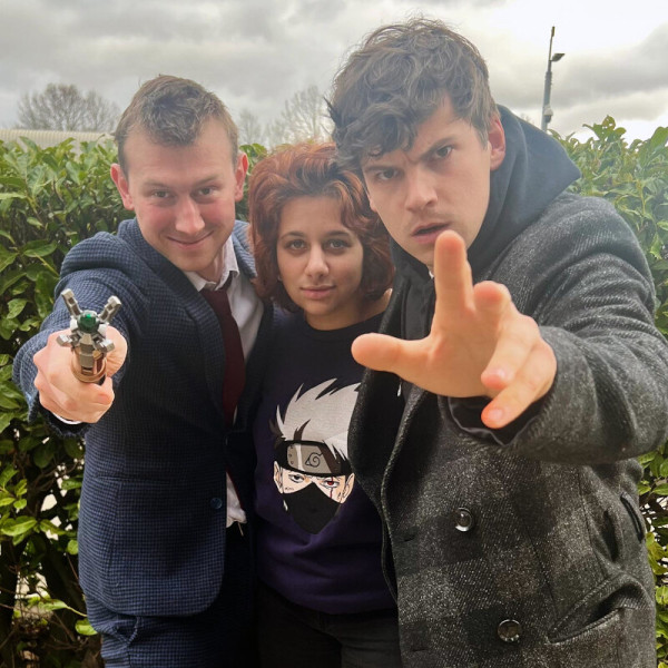 Alfie Shaw (Producer, Writer and Script Editor), Safiyya Ingar (Valarie Lockwood), Jacob Dudman (The Doctor)