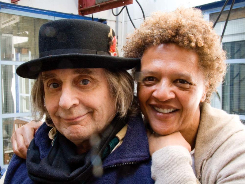 Sylvester McCoy and Angela Bruce