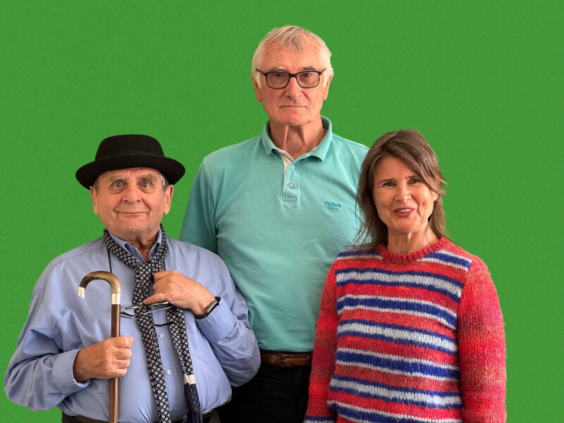 Sylvester McCoy, Edward Peel, Sophie Aldred