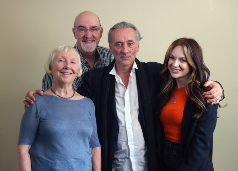 Maureen O'Brien, Nicholas Briggs, Stephen Noonan and Lauren Cornelius