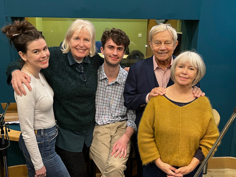 Emma Noakes as Raven, Jacqueline King as Ananke, Callum Pardoe as Aither, Frazer Hines as Jamie, Wendy Padbury as Zoe