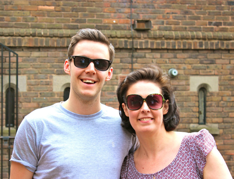 Simon Kent as Alfie Chapman and Brigid Lohrey as Emma Finney