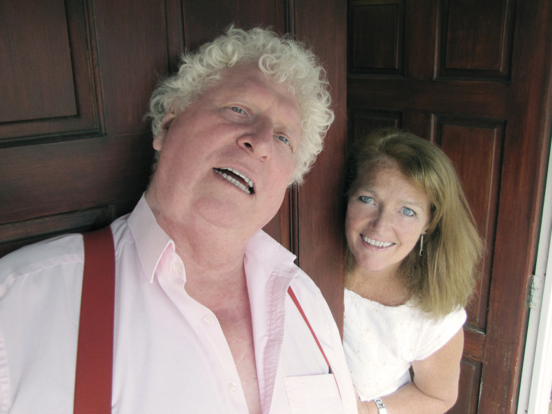 Tom Baker and Louise Jameson