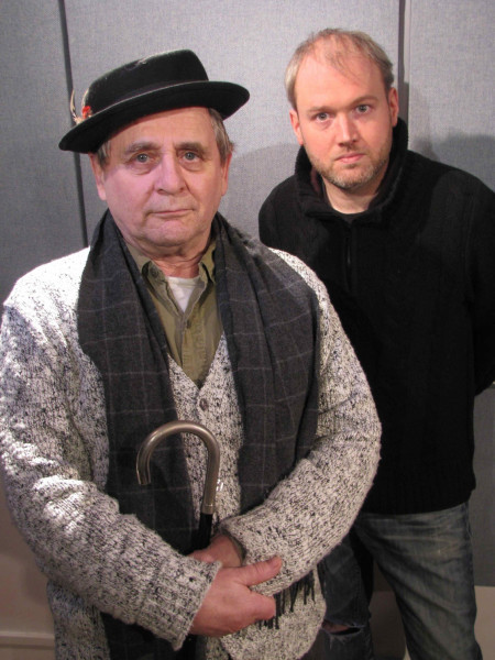 Sylvester McCoy and Toby Hadoke