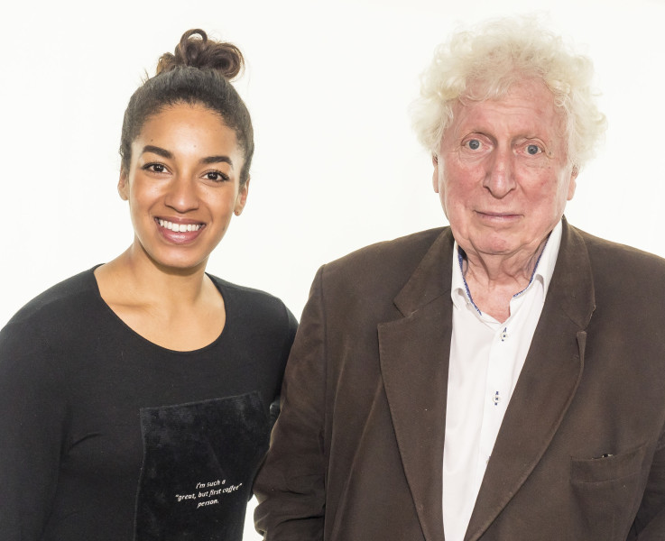 Rhianne Starbuck and Tom Baker