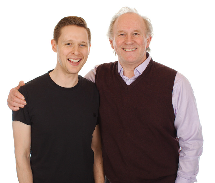 Peter Davison and Samuel Barnett