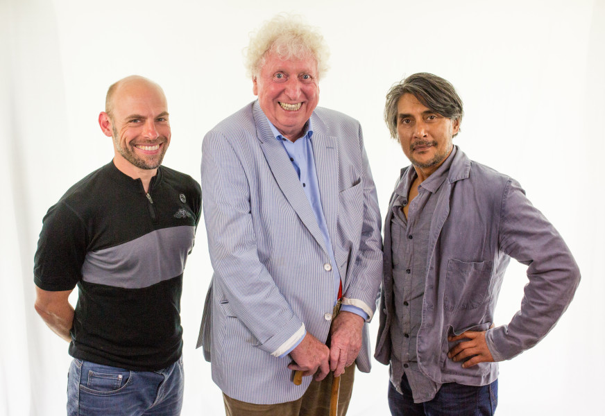 (L-R) Chris Porter, Tom Baker, Ramon Tikaram