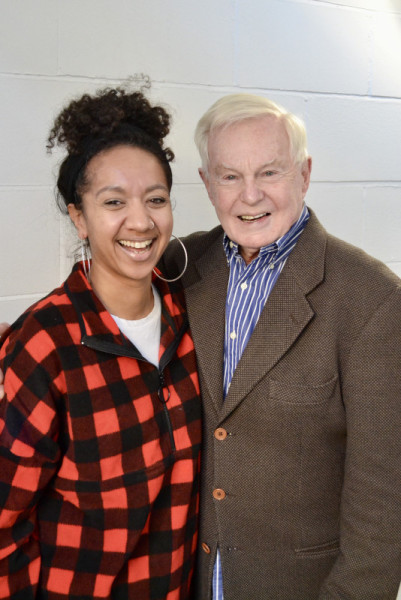 Alexandria Riley (Calantha) and Derek Jacobi (The Master) (c) Big Finish